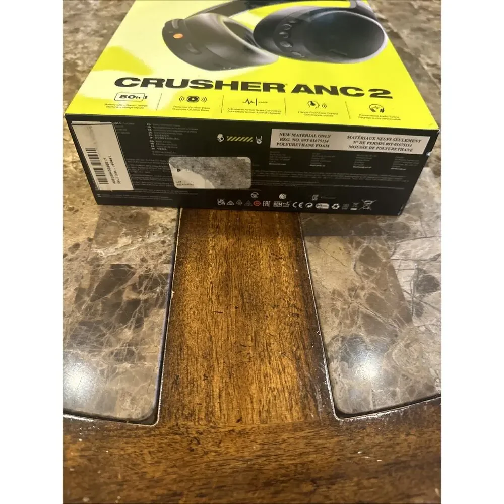 Skullcandy Crusher ANC 2 Over-Ear Noise Cancelling Wireless Headphones - Picture 5 of 5